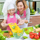 Cooking Tool Set for Kids, 6 Piece Junior Cooking Tools for Cutting and Peeling, Kids Kitchen Tools for Soft Foods