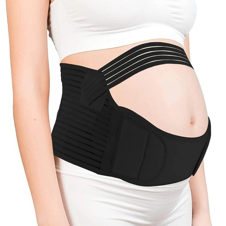 Tuzwa Maternity Support Belt – Adjustable Pregnancy Belly Band for Lower Back, Abdomen & Pelvic Support, Sizes S–XXL