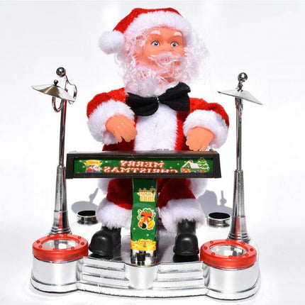 Christmas Toy Climbing Santa on Ladder with Lights and Sound, Indoor Christmas Decorations – image 12