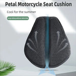 Tuzwa Motorcycle Seat Cushion – Memory Foam & Gel Motorcycle Seat Pad for Comfortable Long-Distance Riding Support