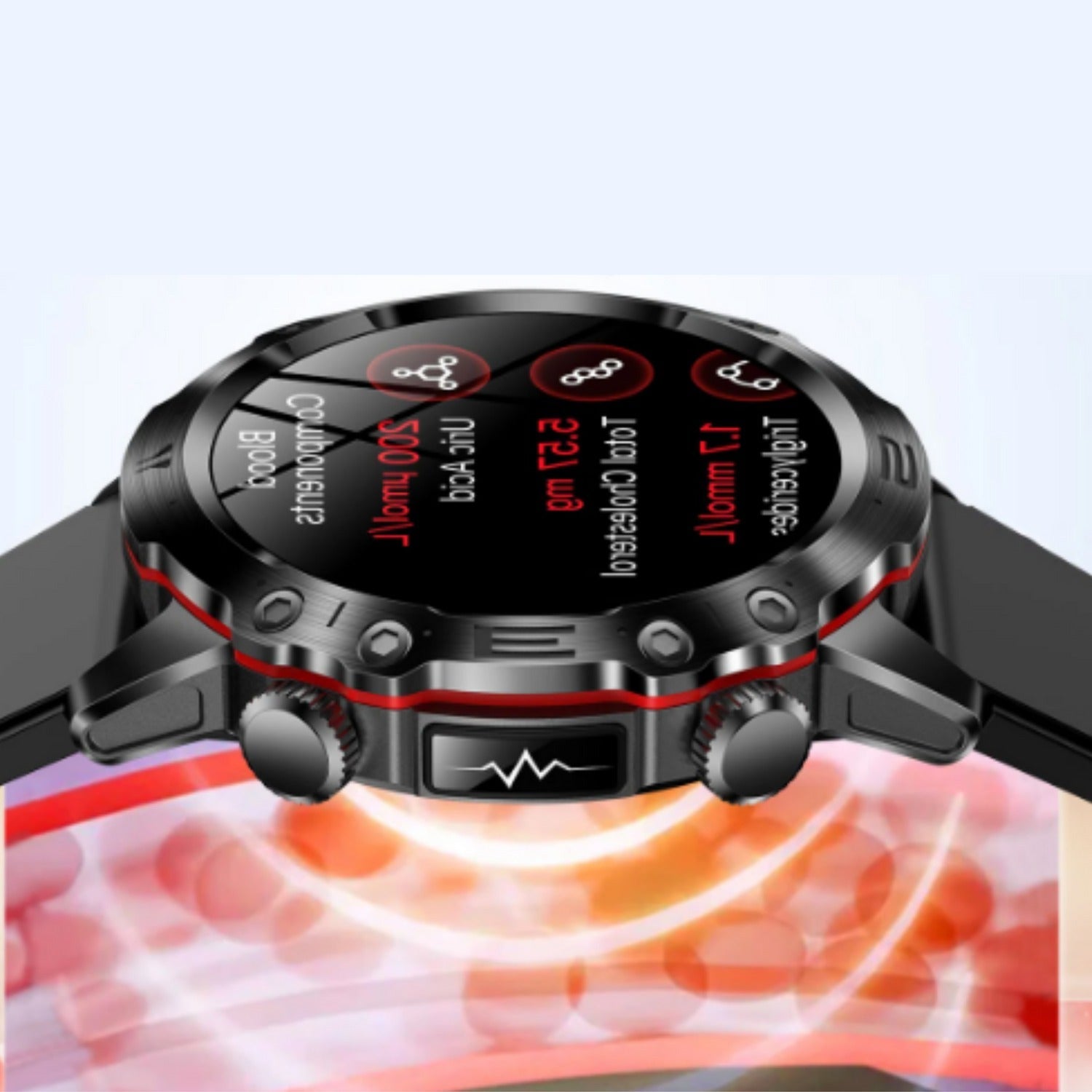 Tuzwa Smartwatch with Bluetooth Calling – Fitness Activity Tracker with Sleep Timing, Temperature Trends, Touchscreen & Adjustable Strap