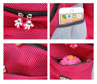 Tuzwa Pet Carrier Backpack – Ventilated Small Pet Travel Backpack with Adjustable Straps, Stable Base, Safety Hook & Dual Side Pockets