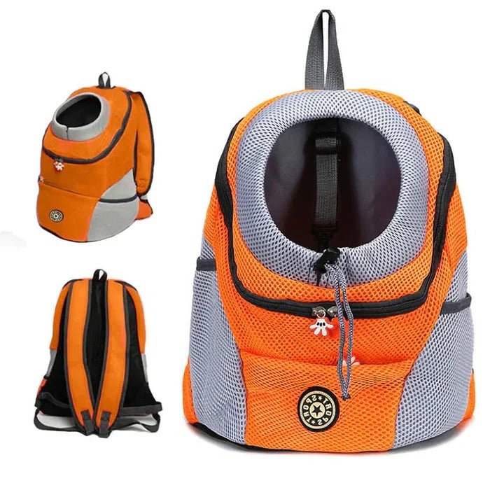 Tuzwa Pet Carrier Backpack – Ventilated Small Pet Travel Backpack with Adjustable Straps, Stable Base, Safety Hook & Dual Side Pockets