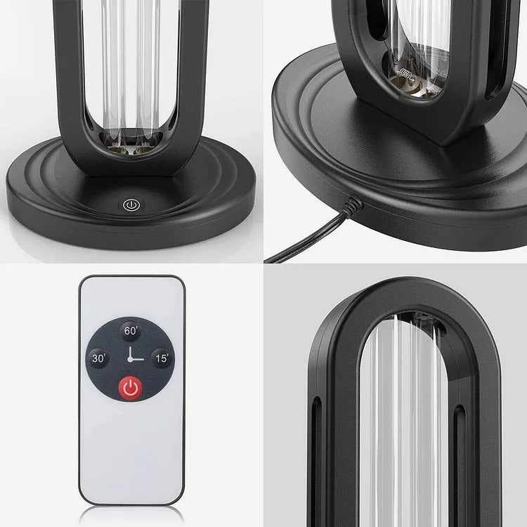 Tuzwa UV Room Lamp – Remote Control Ultraviolet Exposure Light with Timed Operation, Plug-In Power & Approx. 400 Sq Ft Coverage
