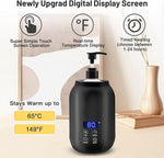 Tuzwa Electric Massage Oil Warmer – Adjustable 86–149°F Temperature, 360° Heating, Digital Touch Display & 1–24H Timer