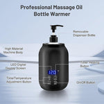Tuzwa Electric Massage Oil Warmer – Adjustable 86–149°F Temperature, 360° Heating, Digital Touch Display & 1–24H Timer