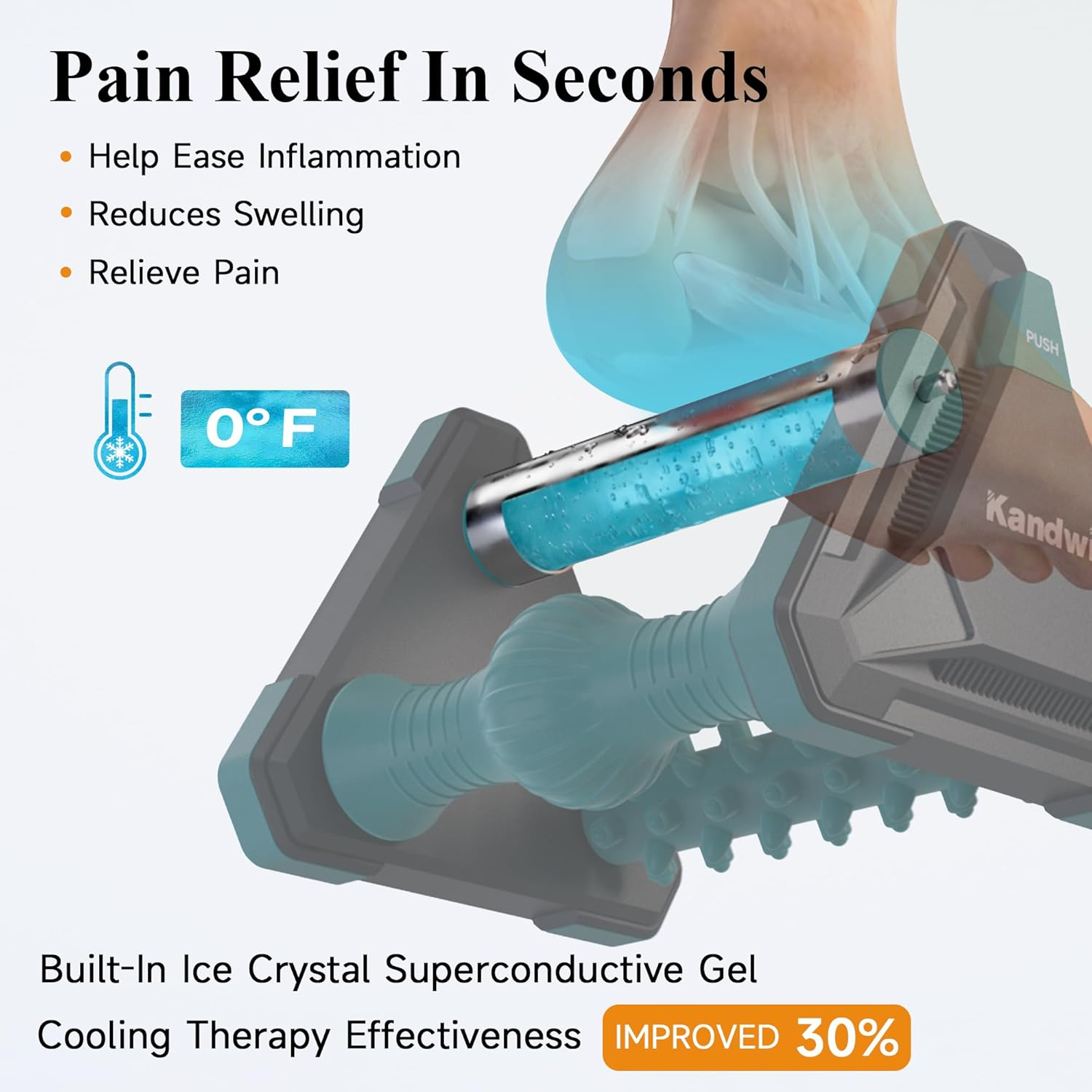 TUZWA Foot Stretcher Rocker for Calf & Plantar Fascia Stretching, Arch Support, Textured Non-Slip Grip, Fixed Angle, Men's & Women's Sizes 6-13