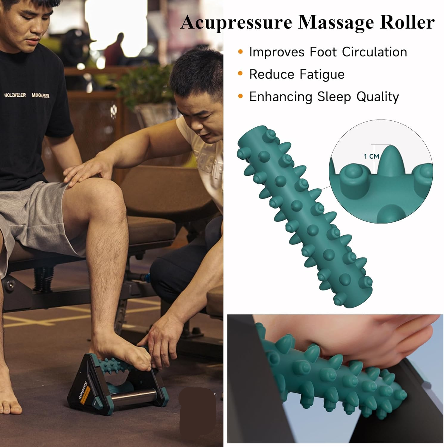 TUZWA Foot Stretcher Rocker for Calf & Plantar Fascia Stretching, Arch Support, Textured Non-Slip Grip, Fixed Angle, Men's & Women's Sizes 6-13