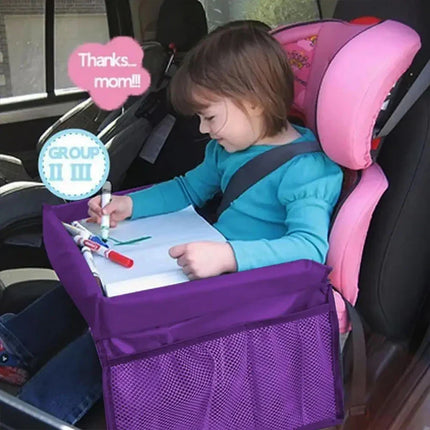 Car Seat Tray for Kids, Universal Car Seat Organizer – image 6