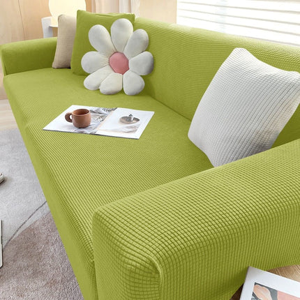Couch Cover for Sofa, Stretch Sofa Cover with Elastic Bottom – image 10