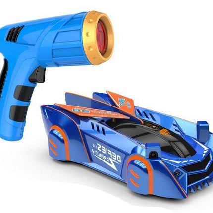 Wall Climbing Car Toy for Kids, Laser Controlled Gravity Defying RC Stunt Car with LED Lights and USB Rechargeable Battery