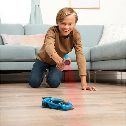 Wall Climbing Car Toy for Kids, Laser Controlled Gravity Defying RC Stunt Car with LED Lights and USB Rechargeable Battery