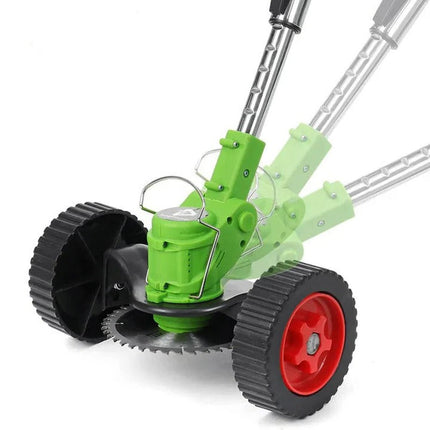 Cordless Grass Trimmer, Weed Wacker with Blades and Circular Steel Blade - image 7