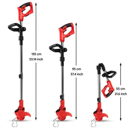 Weed Eater Kit with 2 Batteries and Charger, Cordless Grass Trimmer - image 8