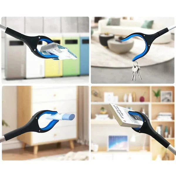 Tuzwa Grabber Reacher Tool – Foldable 360° Rotating Pickup Tool with Ergonomic Non-Slip Handle for Indoor & Outdoor Use