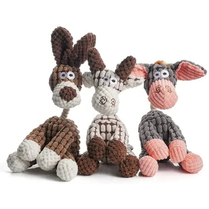 Dog Chew Toy for Aggressive Chewers, Puppy Chew Toy for Teething, Interactive Dog Toy with Squeaker