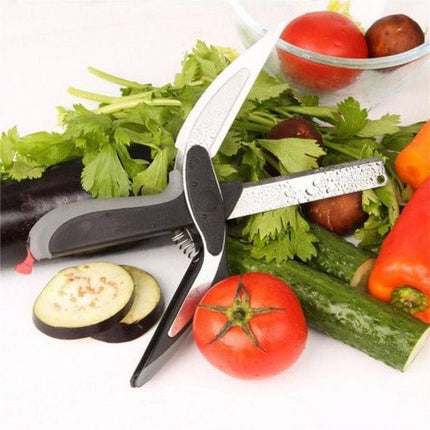 Vegetable Chopper and Slicer, Manual Food Chopper with Stainless Steel Blades – image 7