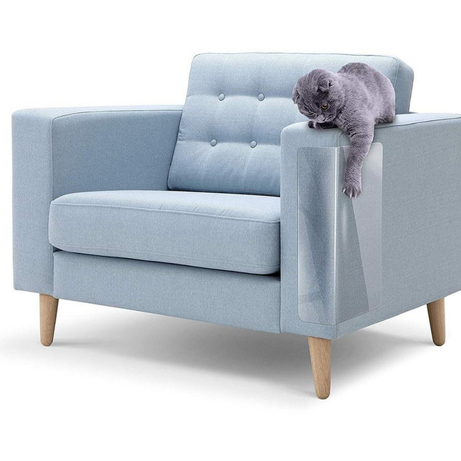 Feline Furniture Guard, Clear Cat Furniture Protector, Couch Protector and Leather Sofa Protector