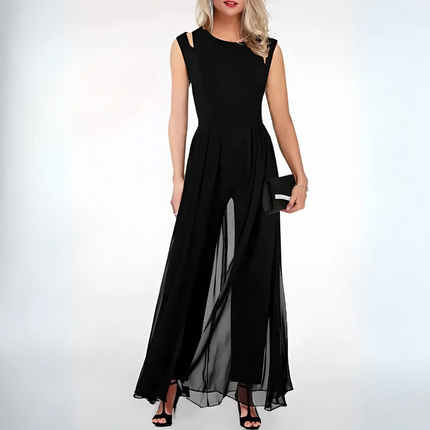 Women's Jumpsuit, Elegant Slim Fit One Piece with Pockets in Soft Breathable Fabric for Every Occasion