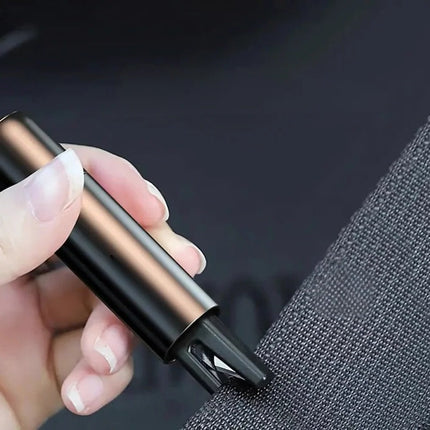 Car Escape Tool with Seatbelt Cutter, Spring Loaded Window Breaker Tool for Emergencies