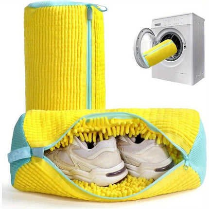Mesh Laundry Bag for Shoes, Zippered Shoe Washing Machine Bag – image 6