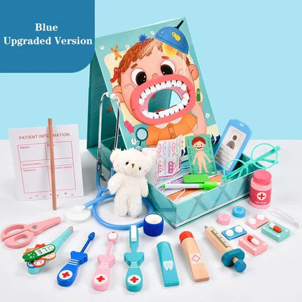 Pretend Dentist Kit for Kids, Toy Dentist Tools and Accessories, Dentist Role Play Set for Toddlers
