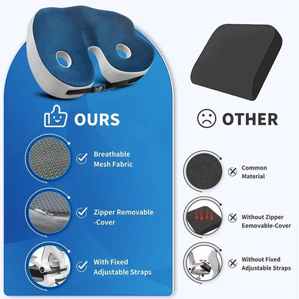 Seat Cushions for Office Chairs and Wheelchairs, Ergonomic Office Chair Cushion for Pressure Relief – image 5