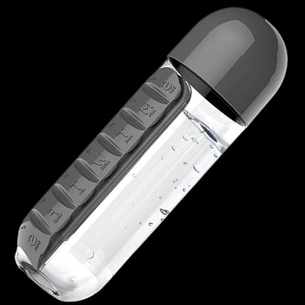Water Bottle with Pill Holder, Portable 20 oz Water Bottle – image 5