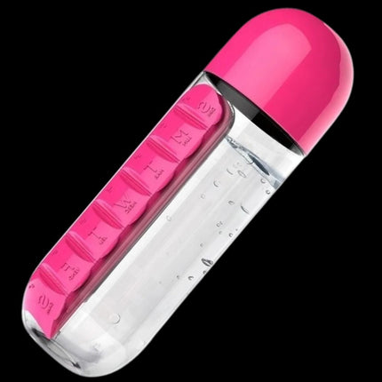 Water Bottle with Pill Holder, Leak Proof Water Bottle for Gym and Travel – image 4