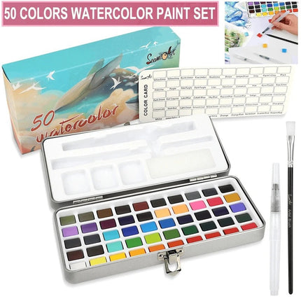Watercolor Paint Set with 50 Colors – image 7