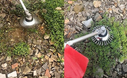 Weed Removal Tool, Wire Brush Wheel Attachment for Brush Cutters