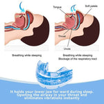 Tuzwa Adjustable Anti-Snore Mouthpiece – Custom Moldable Snoring Mouthpiece with Screw-Based Fit Control, Washable & Reusable Design