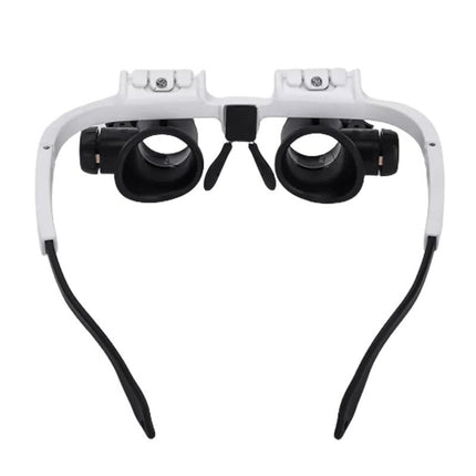 Magnifying Glasses with Light, LED Magnifying Glasses Headset with 8x 15x 23x Lenses