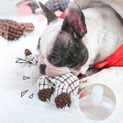 Plush Dog Toy with Squeaker, Durable Dog Toys for Aggressive Chewers – image 6