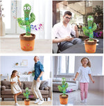 Tuzwa Dancing Cactus Toy – Sound-Activated Talking & Repeating Musical Toy with Dancing Motion for Kids