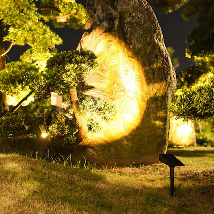 Solar Lights Outdoor, RGB Solar Yard Lights for Lawn and Garden – image 7