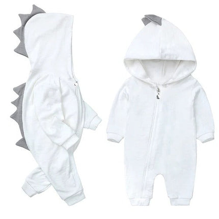 Infant Onesie with Hood, Dinosaur Onesie for Baby – image 4