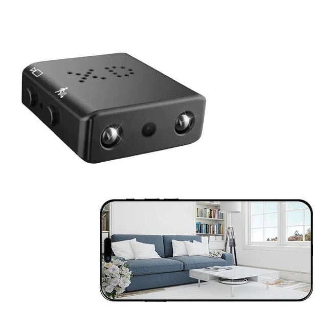 Mini Spy Camera with Audio, Small Body Camera and Nanny Cam with Phone Alerts