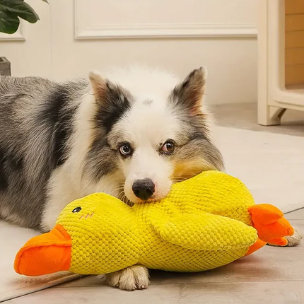 Washable Dog Toy shaped like a duck