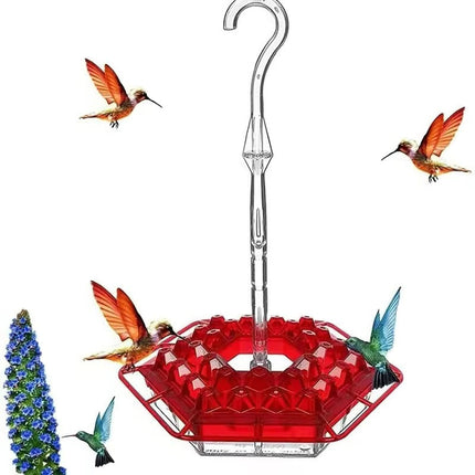 Ant Proof Hummingbird Feeder with Ant Moat, Hanging Hummingbird Feeder with 30 Feeding Ports – image 8