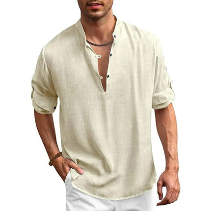 Button Down Shirt for Men, Slim Fit Cotton Shirt with Collar for the Office – image 10