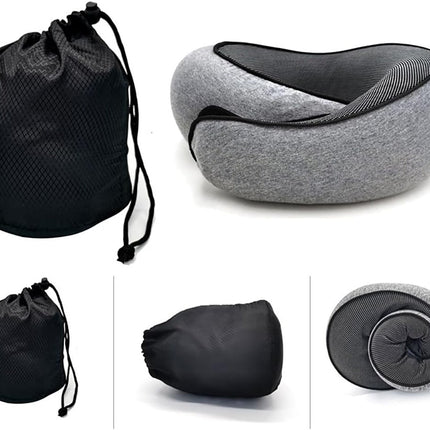 Memory Foam Pillow for Travel, Portable Travel Pillow for Airplane and Car – image 11