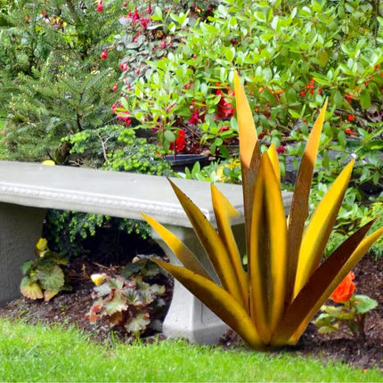 Metal Agave Plant, Decorative Metal Yard Art for Patio and Deck – image 6
