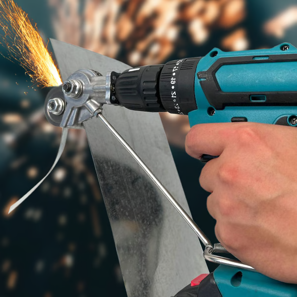 Metal Cutting Adapter for Drill, Sheet Metal Cutter Drill Attachment