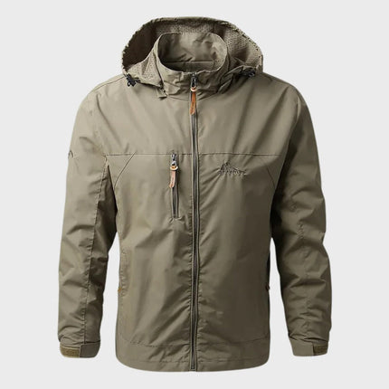 Rain Jackets for Men, Mens Raincoat with Warm Lining