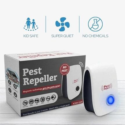Fly Repellent Indoor, Compact Ultrasonic Bug Repeller Plug In – image 4