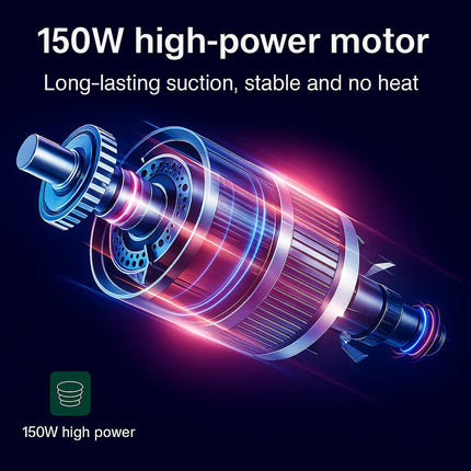 Cordless Handheld Vacuum Cleaner with Brushless Motor, Lightweight Pet Hair Vacuum for Car and Home – image 8