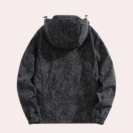 Womens Jacket with Detachable Hood, Breathable Camo Coat with Pockets