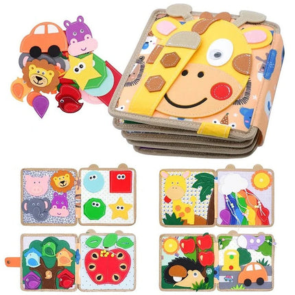 Sensory Activity Story Book for Toddlers, Fine Motor Skills Book – image 7