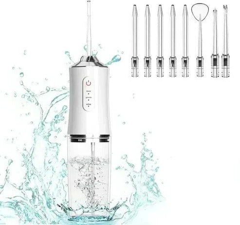 Tuzwa Cordless Water Flosser – Rechargeable Oral Irrigator with 30–110 PSI, 3 Modes, 10.1 Oz Tank & USB-C Charging